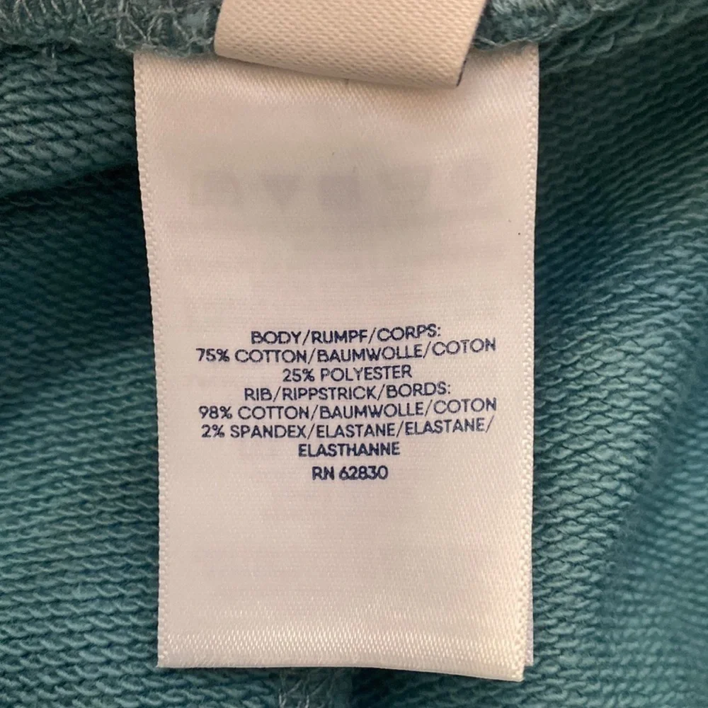 NWOT Men’s Land’s End Serious Sweats Sea Foam Blue Draw String Joggers Size L